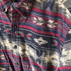 Tribal Print Flannel